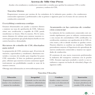 Examen de preparación para la CDL: Conocimientos Generales