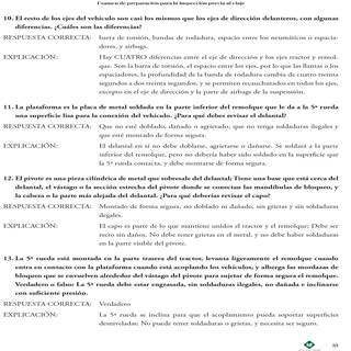 Examen de preparación para la CDL: Inspección previa al viaje