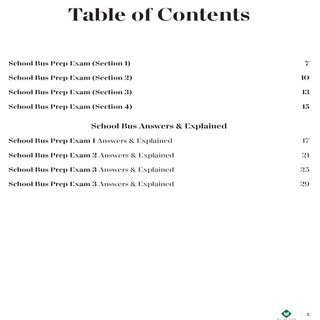 CDL PREP EXAM :SCHOOL BUS ENDORSEMENT