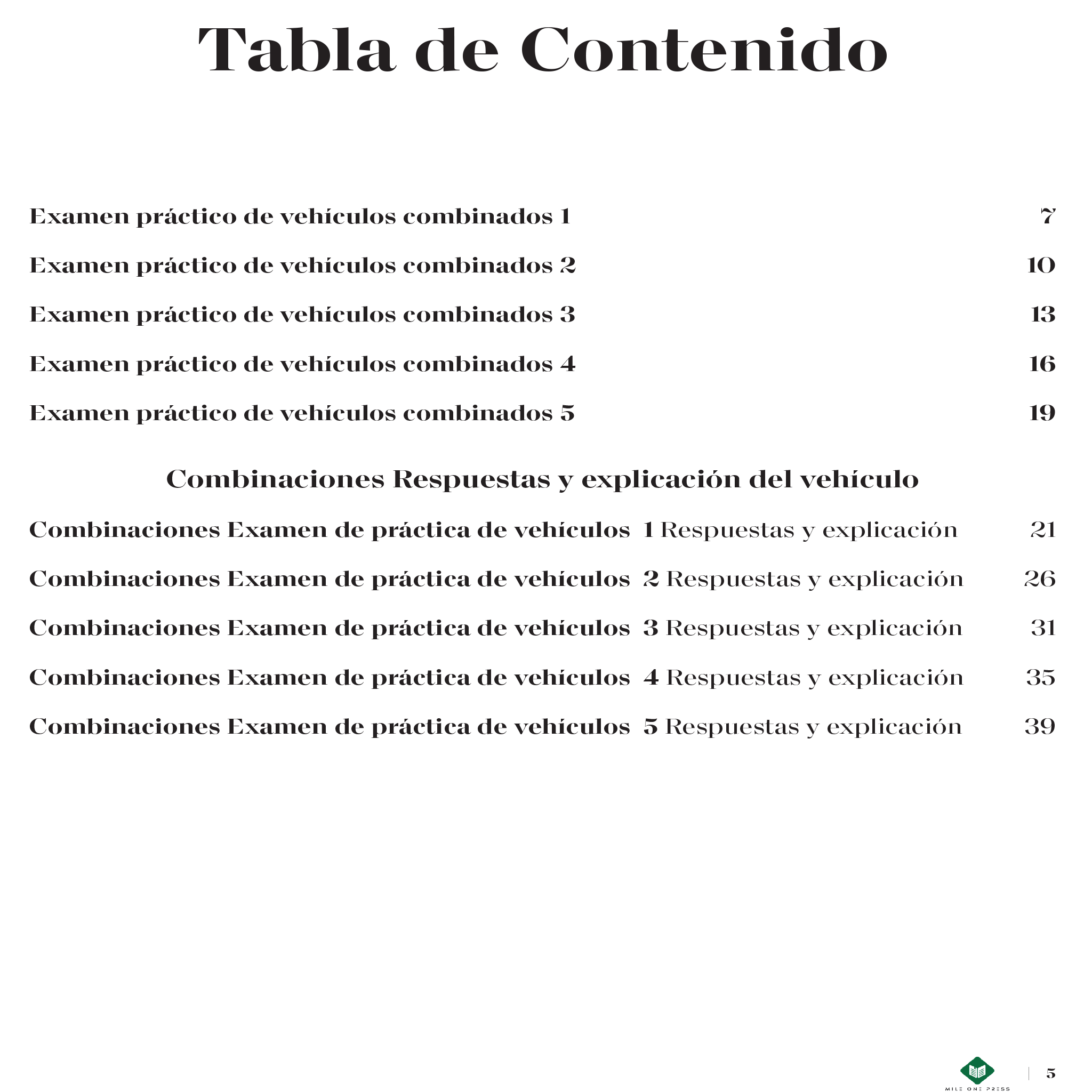 Examen de preparación para la CDL: Vehículo combinado