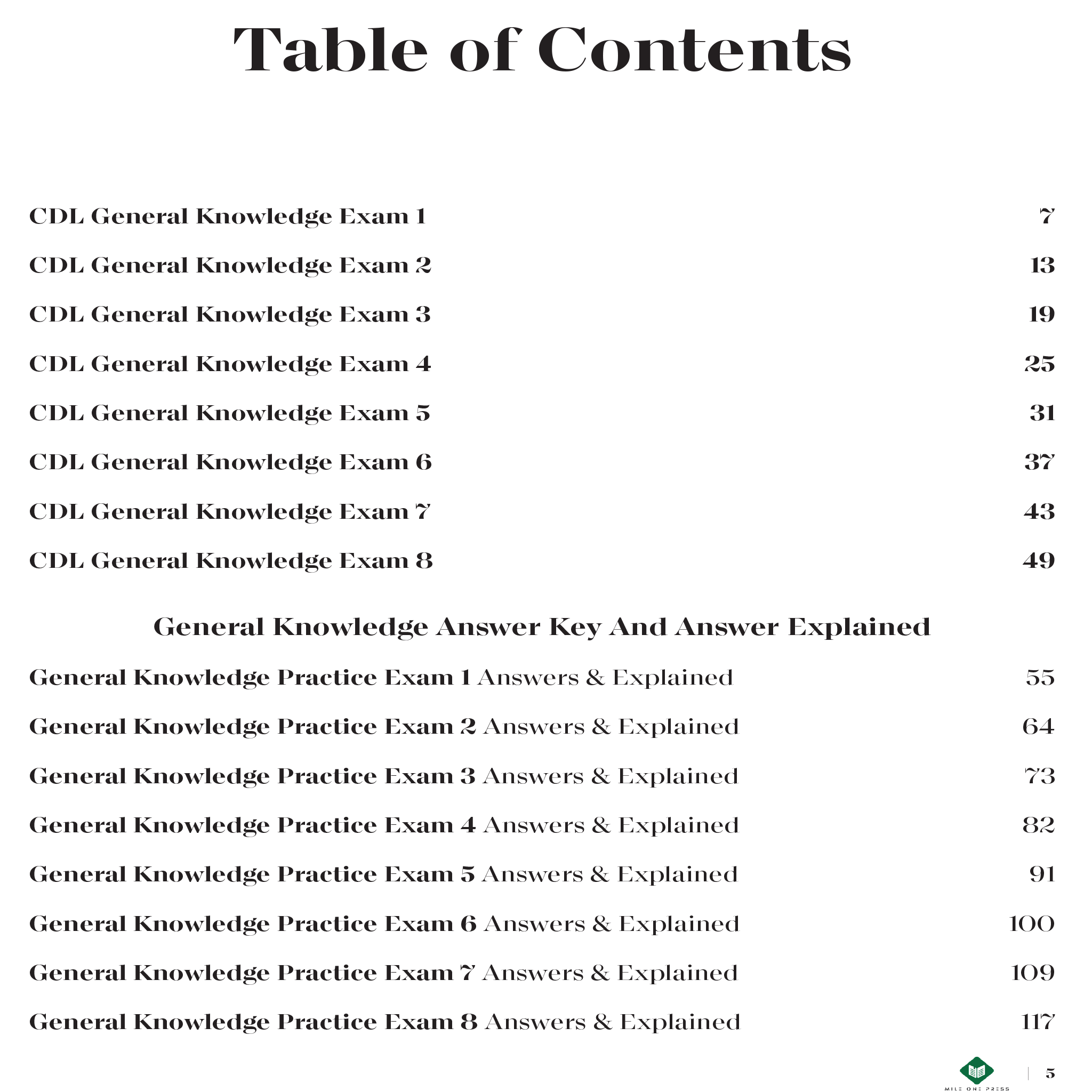 EXAMEN DE PREPARACIÓN CDL: CONOCIMIENTOS GENERALES