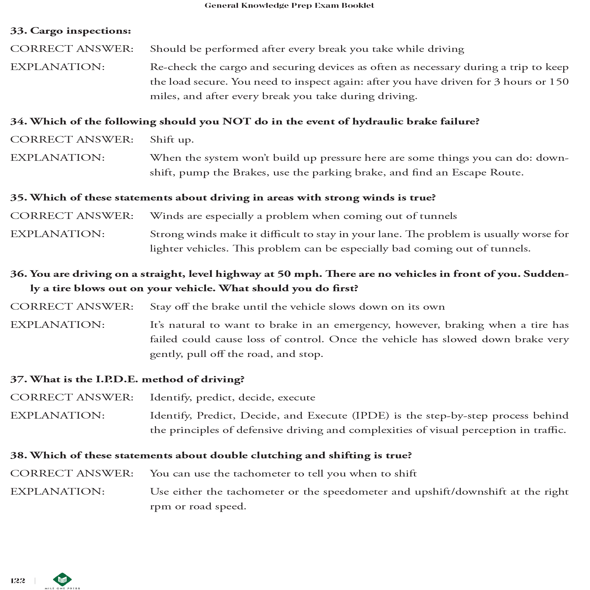 EXAMEN DE PREPARACIÓN CDL: CONOCIMIENTOS GENERALES